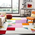 thumbnail image 1 of Safavieh Hollywood Victoria Abstract Area Rug, Ivory/Rose, 6'7" x 6'7" Square, 1 of 8