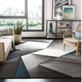 thumbnail image 1 of Safavieh Hollywood Nicholas Abstract Area Rug, Gray/Teal, 9' x 12', 1 of 8