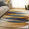 thumbnail image 1 of Safavieh Hollywood Dalia Abstract Area Rug, Gold/Blue, 5'3" x 7'6", 1 of 10