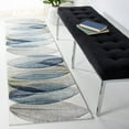 thumbnail image 1 of Safavieh Hollywood Dalia Abstract Runner Rug, Ivory/Blue Green, 2'3" x 6', 1 of 10