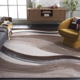 thumbnail image 1 of Safavieh Hollywood Dallas Abstract Area Rug, Brown/Ivory, 6'7" x 6'7" Square, 1 of 11