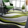 thumbnail image 1 of Safavieh Hollywood Dalton Abstract Area Rug, Gray/Green, 3' x 3' Square, 1 of 11