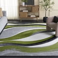 thumbnail image 1 of Safavieh Hollywood Dalton Abstract Area Rug, Gray/Green, 8' x 8' Square, 1 of 11