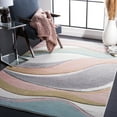 thumbnail image 1 of Safavieh Hollywood Dalton Abstract Area Rug, Gray/Pink, 10' x 10' Square, 1 of 11