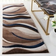 thumbnail image 1 of Safavieh Hollywood Dalton Abstract Runner Rug, Beige/Blue, 2'3" x 6', 1 of 11