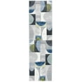 thumbnail image 1 of SAFAVIEH Hollywood Damhan Abstract Runner Rug, Grey/Blue, 2'3" x 6', 1 of 7
