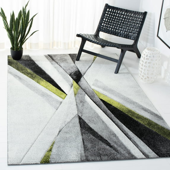 Safavieh Hollywood Jennifer Abstract Area Rug, Gray/Green, 2'7" x 5'