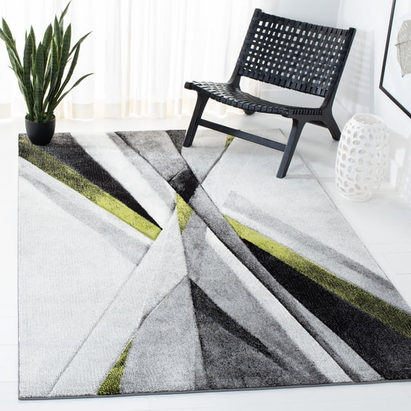 Safavieh Hollywood Jennifer Abstract Area Rug, Gray/Green, 8' x 10'
