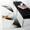 thumbnail image 1 of Safavieh Hollywood Joandra Abstract Runner Rug, Gray/Orange, 2'3" x 8', 1 of 11