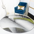 thumbnail image 1 of Safavieh Hollywood Salome Abstract Area Rug, Gray/Green, 6'7" x 6'7" Round, 1 of 10