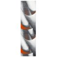 thumbnail image 1 of SAFAVIEH Hollywood Salome Abstract Runner Rug, Grey/Orange, 2'3" x 8', 1 of 7