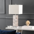 thumbnail image 1 of SAFAVIEH Homer 26 in. H Coastal Shell Table Lamp, Cream, Set of 2, 1 of 5