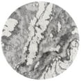 thumbnail image 1 of SAFAVIEH Horizon Konstantinos Abstract Shag Area Rug, Grey/Ivory, 5' x 5' Round, 1 of 8