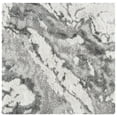 thumbnail image 1 of SAFAVIEH Horizon Konstantinos Abstract Shag Area Rug, Grey/Ivory, 5' x 5' Square, 1 of 8