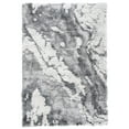 thumbnail image 1 of SAFAVIEH Horizon Konstantinos Abstract Shag Area Rug, Grey/Ivory, 6' x 8', 1 of 11