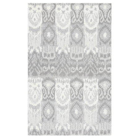 SAFAVIEH Horizon Konstantinos Abstract Shag Area Rug, Grey/Ivory, 9' x 12'