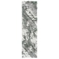 thumbnail image 1 of SAFAVIEH Horizon Konstantinos Abstract Shag Runner Rug, Grey/Green, 2' x 13', 1 of 8
