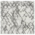 thumbnail image 1 of SAFAVIEH Horizon Milica Abstract Shag Area Rug, Grey/Ivory, 6'7" x 6'7" Square, 1 of 7