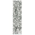 thumbnail image 1 of SAFAVIEH Horizon Milica Abstract Shag Runner Rug, Ivory/Green, 2' x 8', 1 of 8