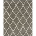 thumbnail image 1 of SAFAVIEH Hudson Adella Geometric Diamonds Shag Area Rug, Grey/Ivory, 9' x 12', 1 of 11
