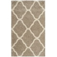 thumbnail image 1 of SAFAVIEH Hudson Aline Geometric Shag Area Rug, Beige/Ivory, 4' x 6', 1 of 6