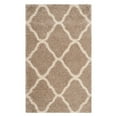 thumbnail image 1 of SAFAVIEH Hudson Aline Geometric Shag Area Rug, Beige/Ivory, 7' x 7' Square, 1 of 12
