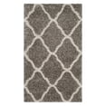 thumbnail image 1 of SAFAVIEH Hudson Aline Geometric Shag Area Rug, Grey/Ivory, 7' x 7' Round, 1 of 12