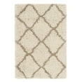 thumbnail image 1 of SAFAVIEH Hudson Aline Geometric Shag Area Rug, Ivory/Beige, 2' x 3', 1 of 6