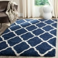 thumbnail image 1 of SAFAVIEH Hudson Aline Geometric Shag Area Rug, Navy/Ivory, 10' x 14', 1 of 8