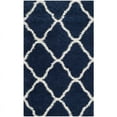 thumbnail image 1 of SAFAVIEH Hudson Aline Geometric Shag Area Rug, Navy/Ivory, 4' x 6', 1 of 12