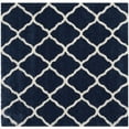 thumbnail image 1 of SAFAVIEH Hudson Aline Geometric Shag Area Rug, Navy/Ivory, 7' x 7' Square, 1 of 3