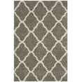 thumbnail image 1 of SAFAVIEH Hudson Aline Plush Geometric Shag Area Rug, Grey/Ivory, 2' x 3', 1 of 6