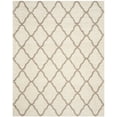 thumbnail image 1 of SAFAVIEH Hudson Aline Plush Geometric Shag Area Rug, Ivory/Beige, 11' x 15', 1 of 6