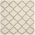 thumbnail image 1 of SAFAVIEH Hudson Aline Plush Geometric Shag Area Rug, Ivory/Beige, 3' x 3' Square, 1 of 6
