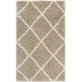 thumbnail image 1 of SAFAVIEH Hudson Amias Geometric Shag Area Rug, Beige/Ivory, 2' x 3', 1 of 10