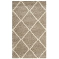 thumbnail image 1 of SAFAVIEH Hudson Amias Geometric Shag Area Rug, Beige/Ivory, 3' x 5', 1 of 12