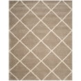 thumbnail image 1 of SAFAVIEH Hudson Amias Geometric Shag Area Rug, Beige/Ivory, 9' x 12', 1 of 13