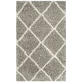 thumbnail image 1 of SAFAVIEH Hudson Amias Geometric Shag Area Rug, Grey/Ivory, 3' x 5', 1 of 11