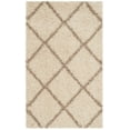 thumbnail image 1 of SAFAVIEH Hudson Amias Geometric Shag Area Rug, Ivory/Beige, 2'3" x 3'9", 1 of 10