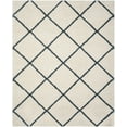 thumbnail image 1 of SAFAVIEH Hudson Amias Geometric Shag Area Rug, Ivory/Slate Blue, 9' x 12', 1 of 11