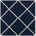 thumbnail image 1 of SAFAVIEH Hudson Amias Geometric Shag Area Rug, Navy/Ivory, 5' x 5' Square, 1 of 11