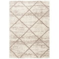 thumbnail image 1 of SAFAVIEH Hudson Amias Plush Geometric Shag Area Rug, Multi Ivory/Beige, 4' x 6', 1 of 10