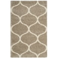 thumbnail image 1 of SAFAVIEH Hudson Arline Geometric Shag Area Rug, Beige/Ivory, 4' x 6', 1 of 11