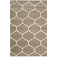 thumbnail image 1 of SAFAVIEH Hudson Arline Geometric Shag Area Rug, Beige/Ivory, 8' x 10', 1 of 11