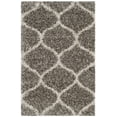 thumbnail image 1 of SAFAVIEH Hudson Arline Geometric Shag Area Rug, Grey/Ivory, 2' x 3', 1 of 6
