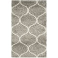 thumbnail image 1 of SAFAVIEH Hudson Arline Geometric Shag Area Rug, Grey/Ivory, 3' x 5', 1 of 11