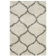 thumbnail image 1 of SAFAVIEH Hudson Arline Geometric Shag Area Rug, Ivory/Grey, 2'3" x 3'9", 1 of 10