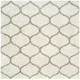 thumbnail image 1 of SAFAVIEH Hudson Arline Geometric Shag Area Rug, Ivory/Grey, 5' x 5' Square, 1 of 10