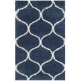thumbnail image 1 of SAFAVIEH Hudson Arline Geometric Shag Area Rug, Navy/Ivory, 2'3" x 3'9", 1 of 6