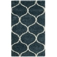 thumbnail image 1 of SAFAVIEH Hudson Arline Geometric Shag Area Rug, Slate Blue/Ivory, 3' x 5', 1 of 7